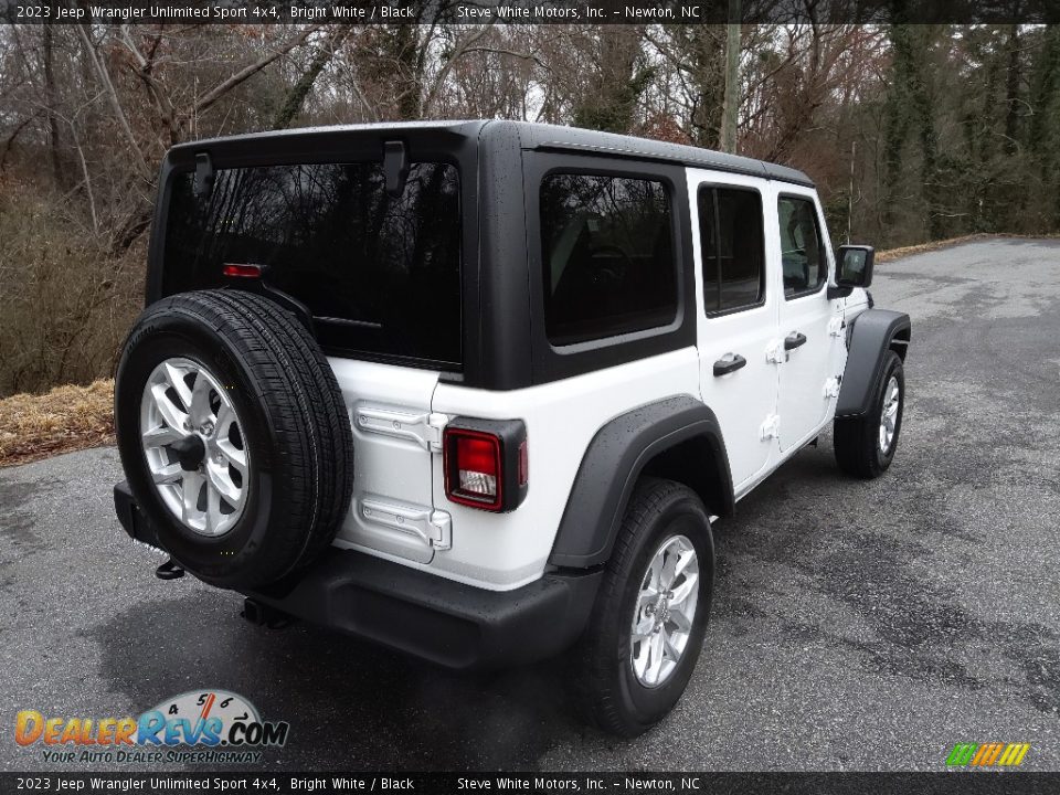 2023 Jeep Wrangler Unlimited Sport 4x4 Bright White / Black Photo #6