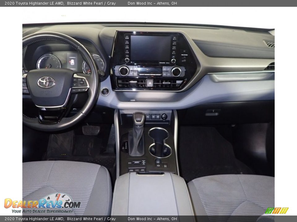 2020 Toyota Highlander LE AWD Blizzard White Pearl / Gray Photo #22