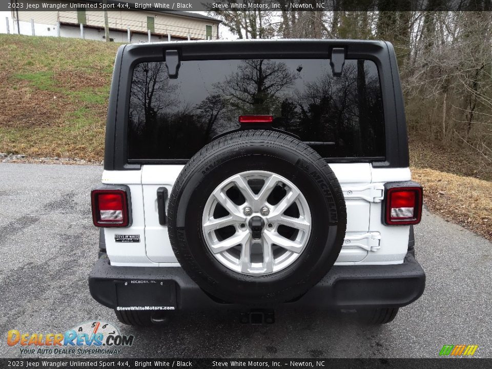 2023 Jeep Wrangler Unlimited Sport 4x4 Bright White / Black Photo #7