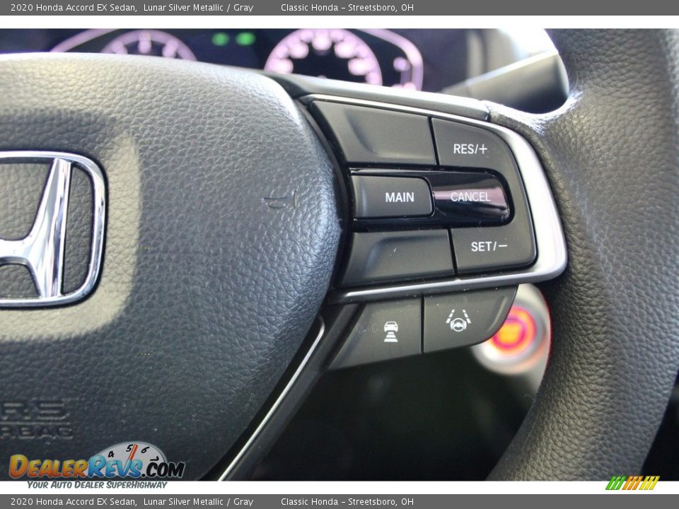 2020 Honda Accord EX Sedan Lunar Silver Metallic / Gray Photo #32