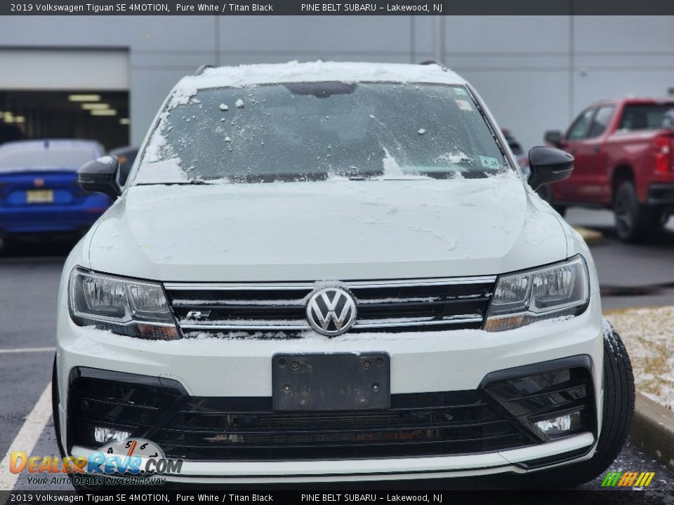 2019 Volkswagen Tiguan SE 4MOTION Pure White / Titan Black Photo #2