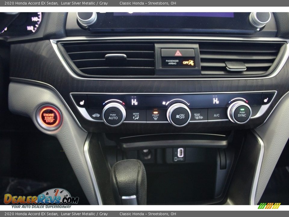 2020 Honda Accord EX Sedan Lunar Silver Metallic / Gray Photo #35