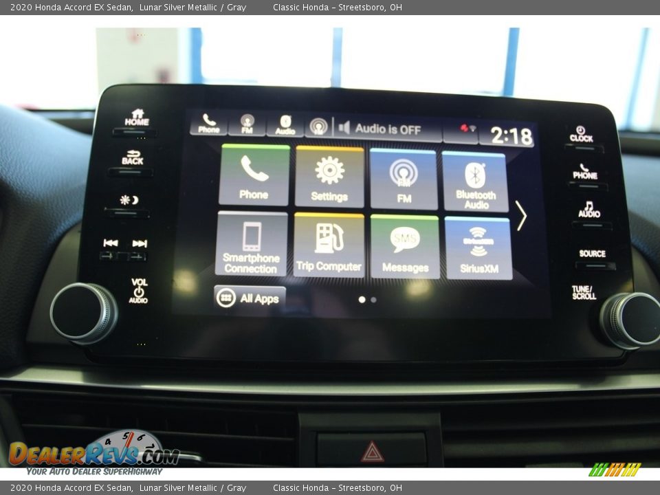 2020 Honda Accord EX Sedan Lunar Silver Metallic / Gray Photo #36