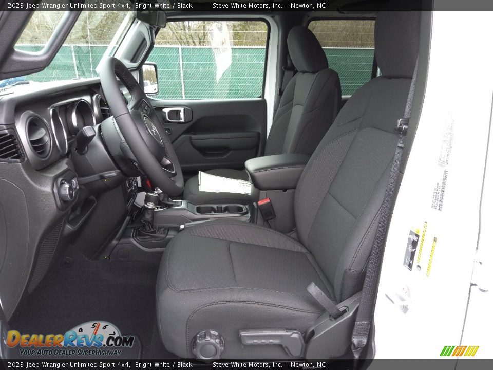 Front Seat of 2023 Jeep Wrangler Unlimited Sport 4x4 Photo #10