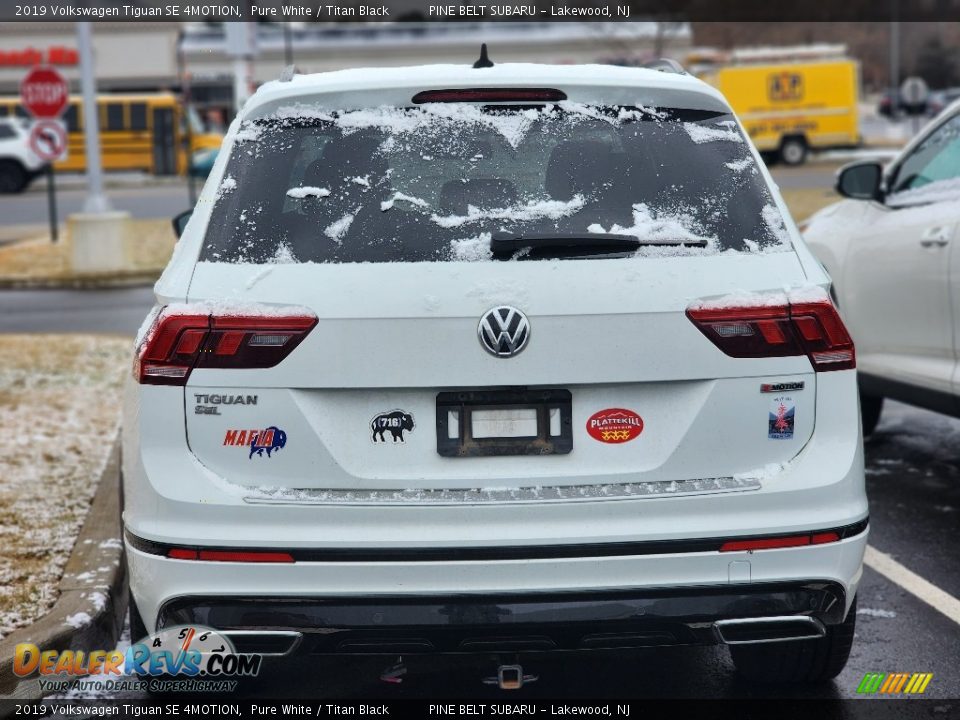 2019 Volkswagen Tiguan SE 4MOTION Pure White / Titan Black Photo #8