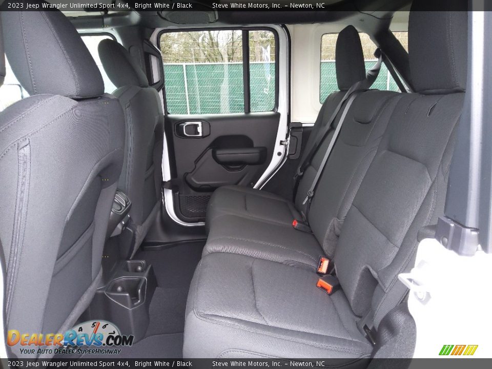 Rear Seat of 2023 Jeep Wrangler Unlimited Sport 4x4 Photo #13