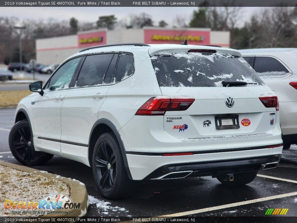 2019 Volkswagen Tiguan SE 4MOTION Pure White / Titan Black Photo #9