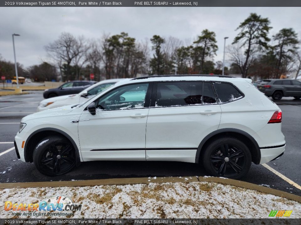 2019 Volkswagen Tiguan SE 4MOTION Pure White / Titan Black Photo #10