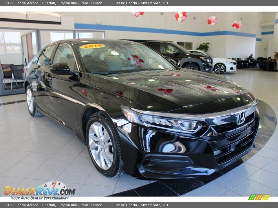 2019 Honda Accord LX Sedan Crystal Black Pearl / Black Photo #4