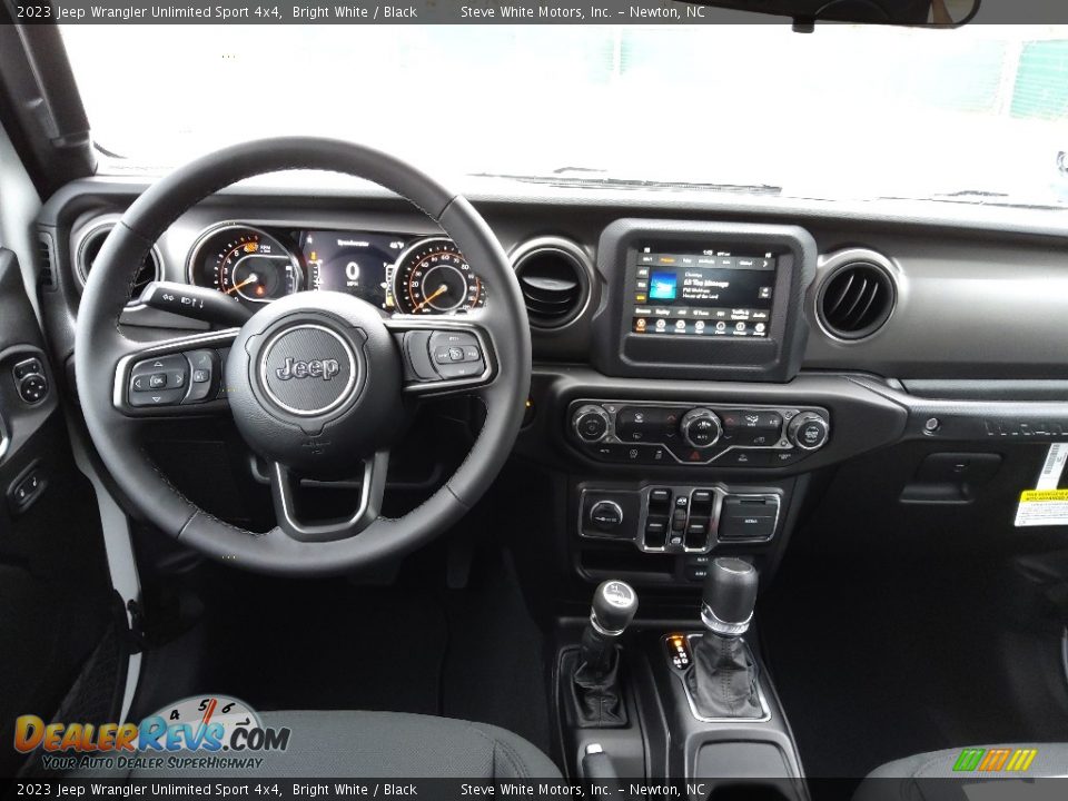 Dashboard of 2023 Jeep Wrangler Unlimited Sport 4x4 Photo #17