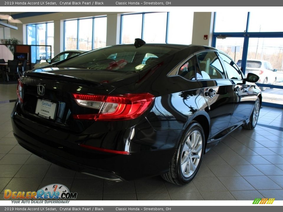 2019 Honda Accord LX Sedan Crystal Black Pearl / Black Photo #8