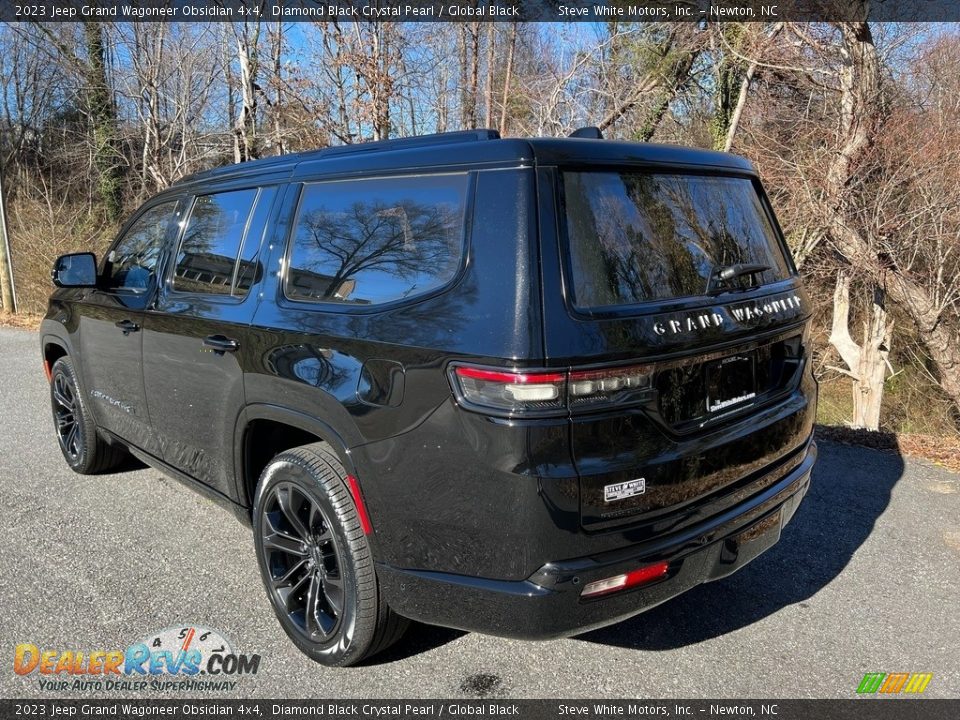 2023 Jeep Grand Wagoneer Obsidian 4x4 Diamond Black Crystal Pearl / Global Black Photo #7