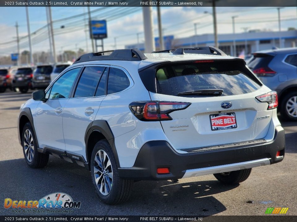 2023 Subaru Outback 2.5i Limited Crystal White Pearl / Warm Ivory Photo #4