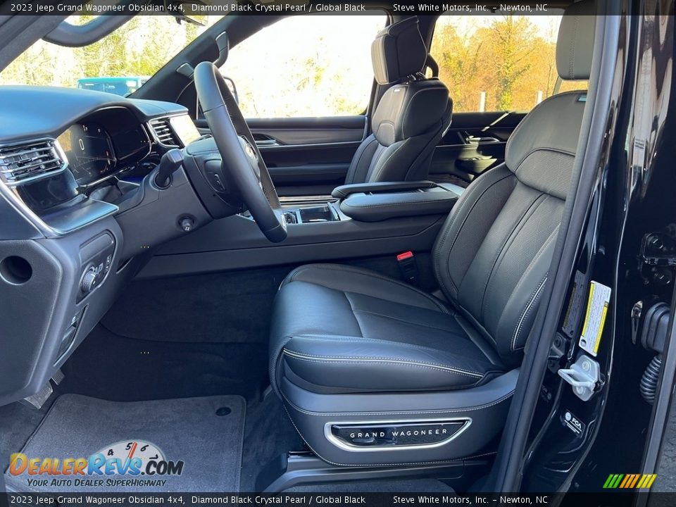 Front Seat of 2023 Jeep Grand Wagoneer Obsidian 4x4 Photo #13