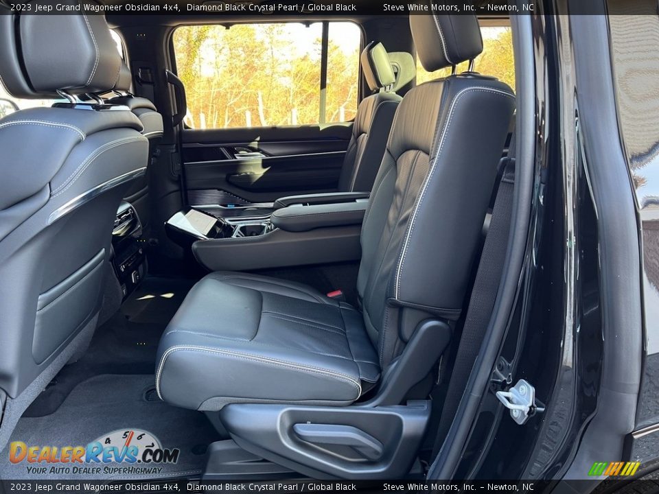 Rear Seat of 2023 Jeep Grand Wagoneer Obsidian 4x4 Photo #17