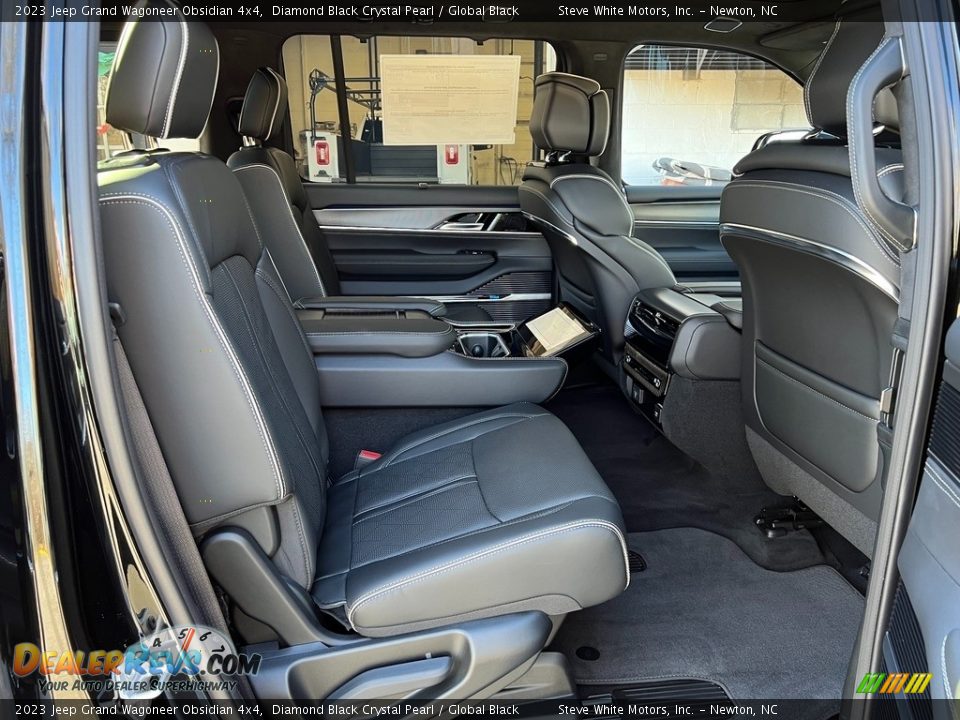 Rear Seat of 2023 Jeep Grand Wagoneer Obsidian 4x4 Photo #26