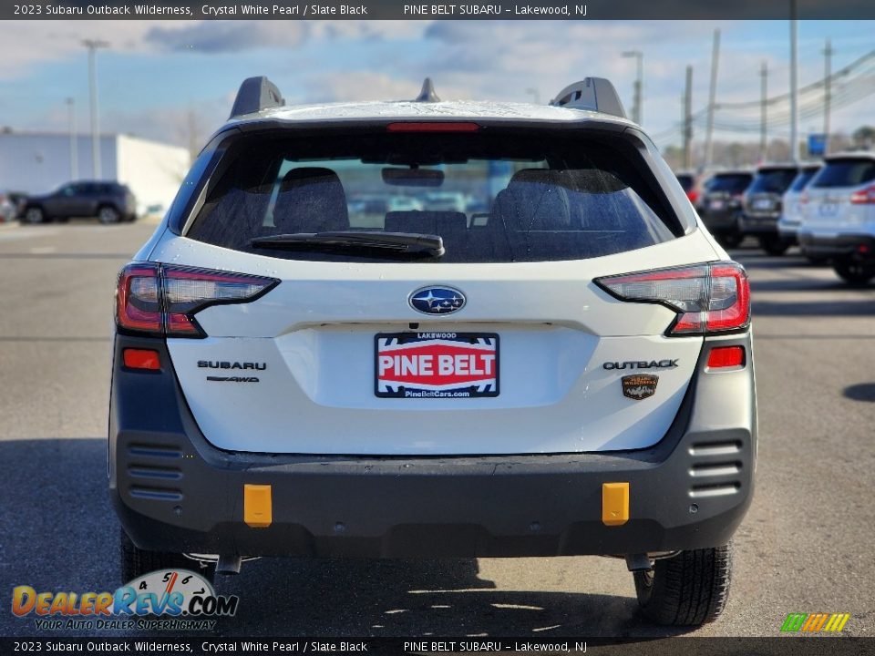 2023 Subaru Outback Wilderness Crystal White Pearl / Slate Black Photo #6