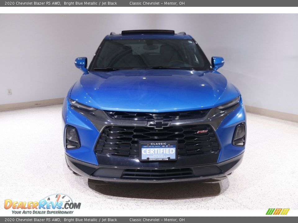 2020 Chevrolet Blazer RS AWD Bright Blue Metallic / Jet Black Photo #2