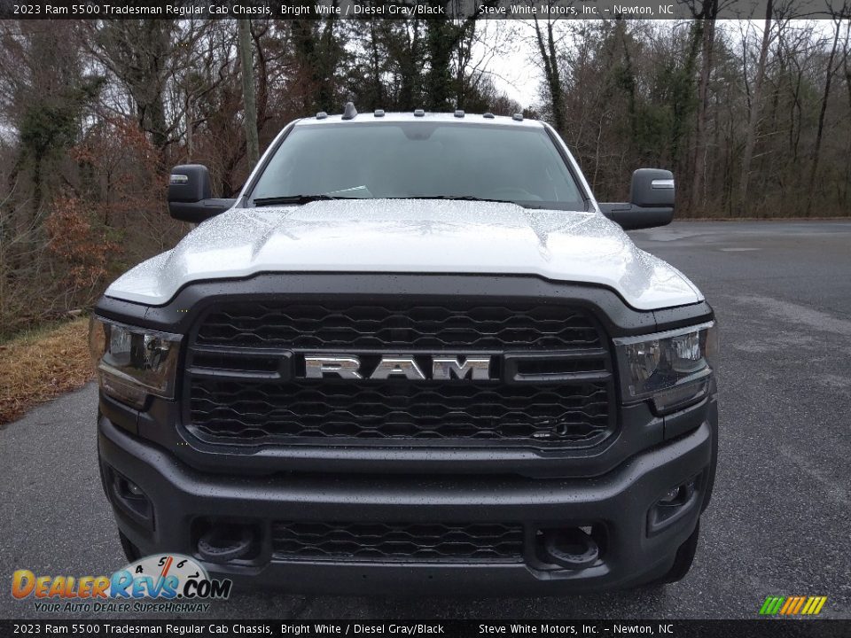 2023 Ram 5500 Tradesman Regular Cab Chassis Bright White / Diesel Gray/Black Photo #4