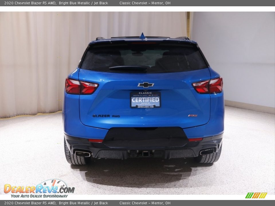 2020 Chevrolet Blazer RS AWD Bright Blue Metallic / Jet Black Photo #21