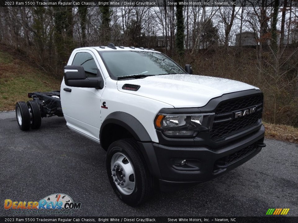 Bright White 2023 Ram 5500 Tradesman Regular Cab Chassis Photo #5