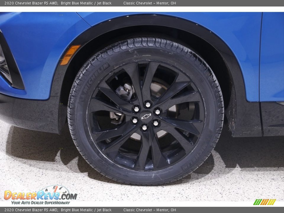 2020 Chevrolet Blazer RS AWD Bright Blue Metallic / Jet Black Photo #23