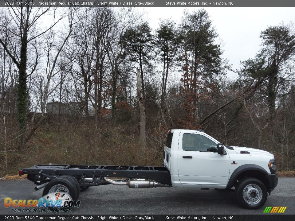 Bright White 2023 Ram 5500 Tradesman Regular Cab Chassis Photo #6