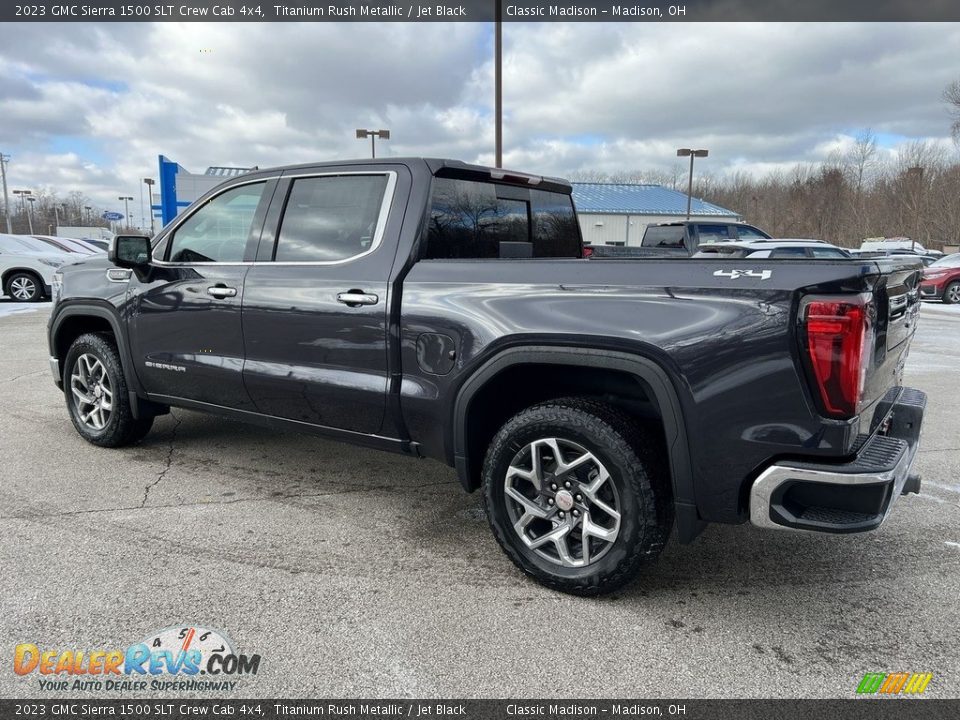 2023 GMC Sierra 1500 SLT Crew Cab 4x4 Titanium Rush Metallic / Jet Black Photo #2