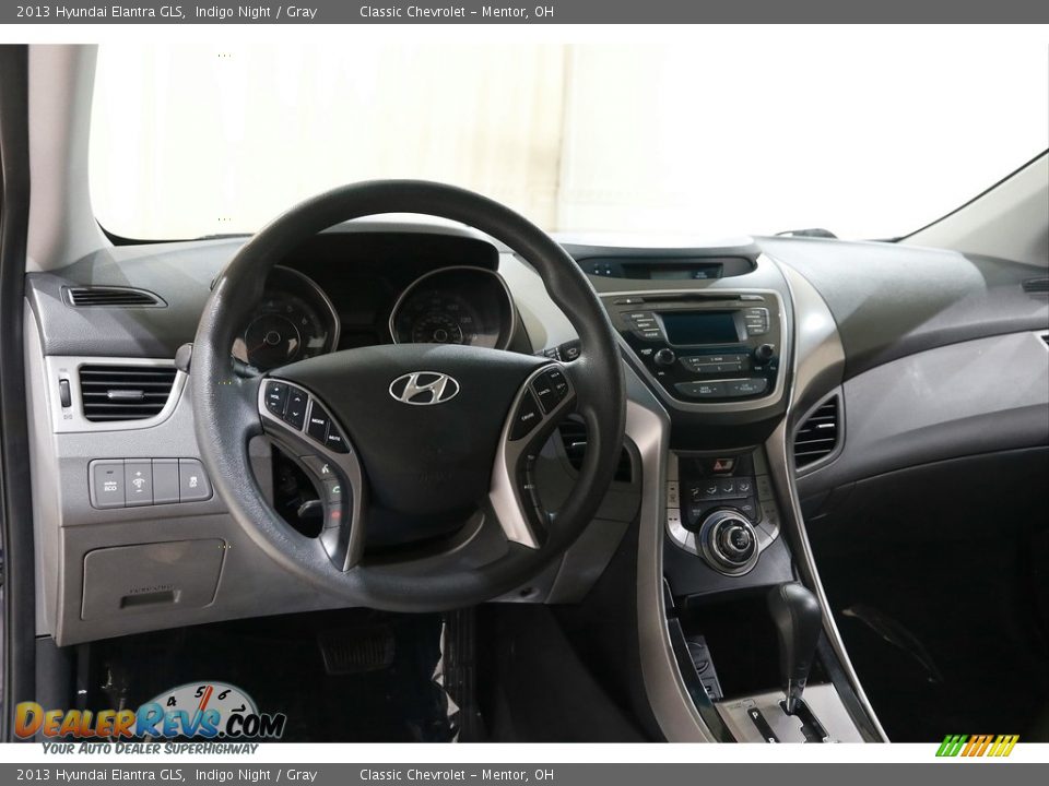 2013 Hyundai Elantra GLS Indigo Night / Gray Photo #6