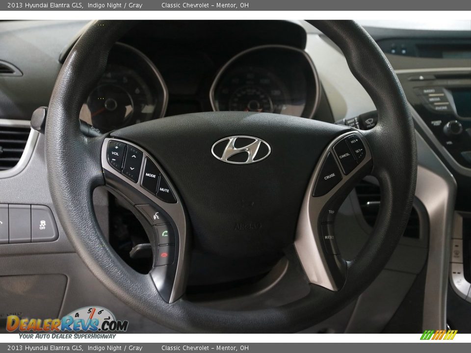 2013 Hyundai Elantra GLS Indigo Night / Gray Photo #7