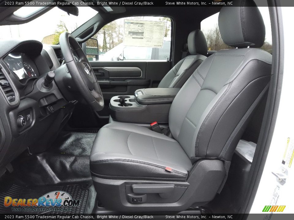 Diesel Gray/Black Interior - 2023 Ram 5500 Tradesman Regular Cab Chassis Photo #11