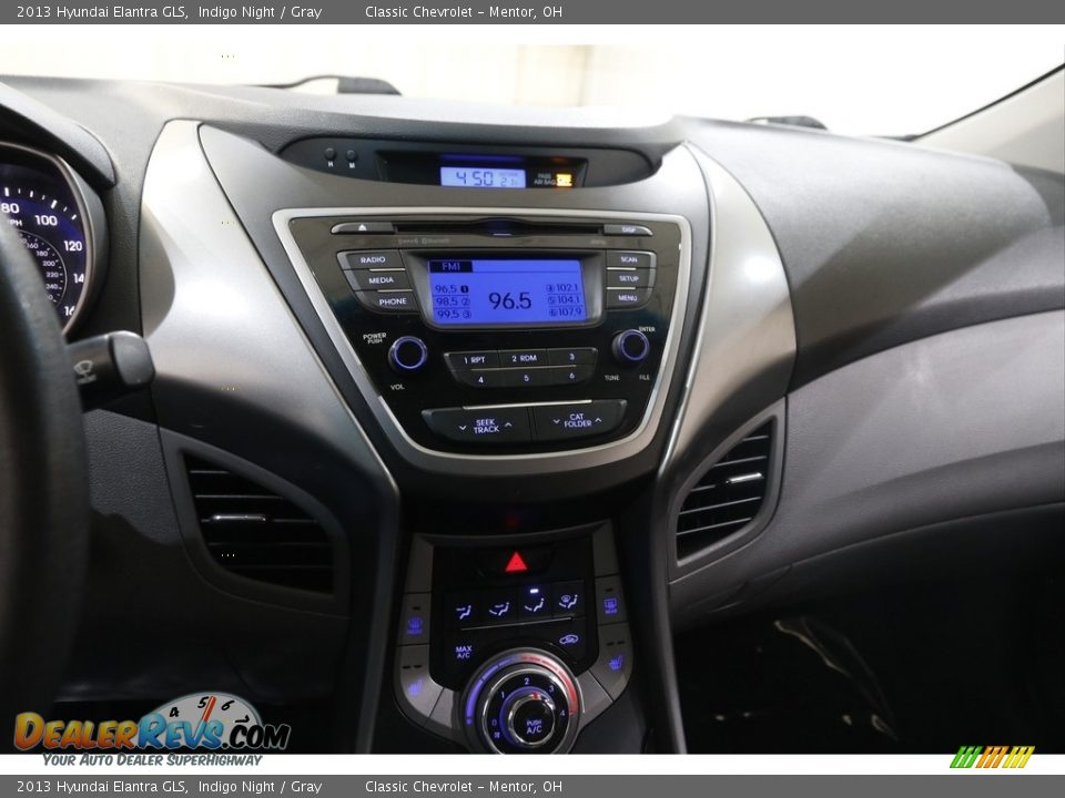 2013 Hyundai Elantra GLS Indigo Night / Gray Photo #9