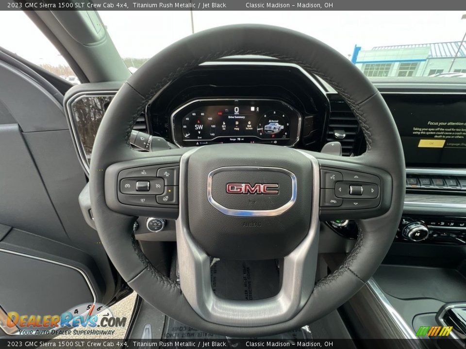 2023 GMC Sierra 1500 SLT Crew Cab 4x4 Steering Wheel Photo #9