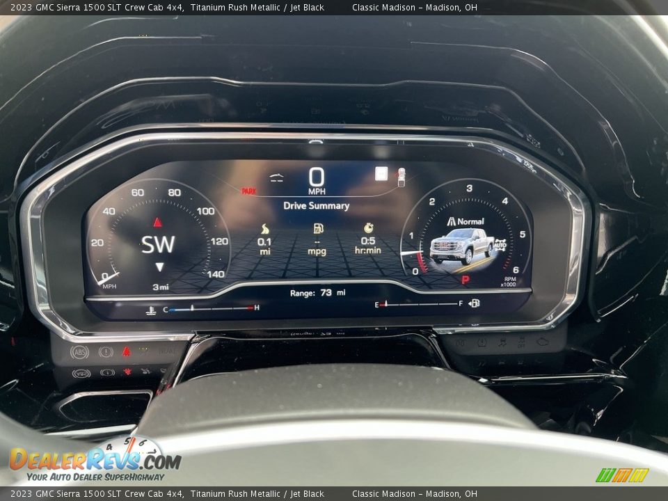 2023 GMC Sierra 1500 SLT Crew Cab 4x4 Gauges Photo #10