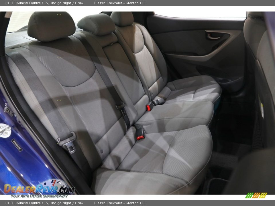 2013 Hyundai Elantra GLS Indigo Night / Gray Photo #14