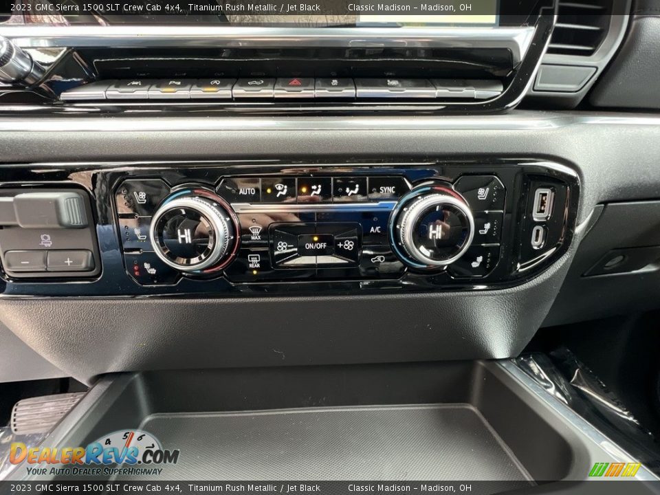 Controls of 2023 GMC Sierra 1500 SLT Crew Cab 4x4 Photo #13