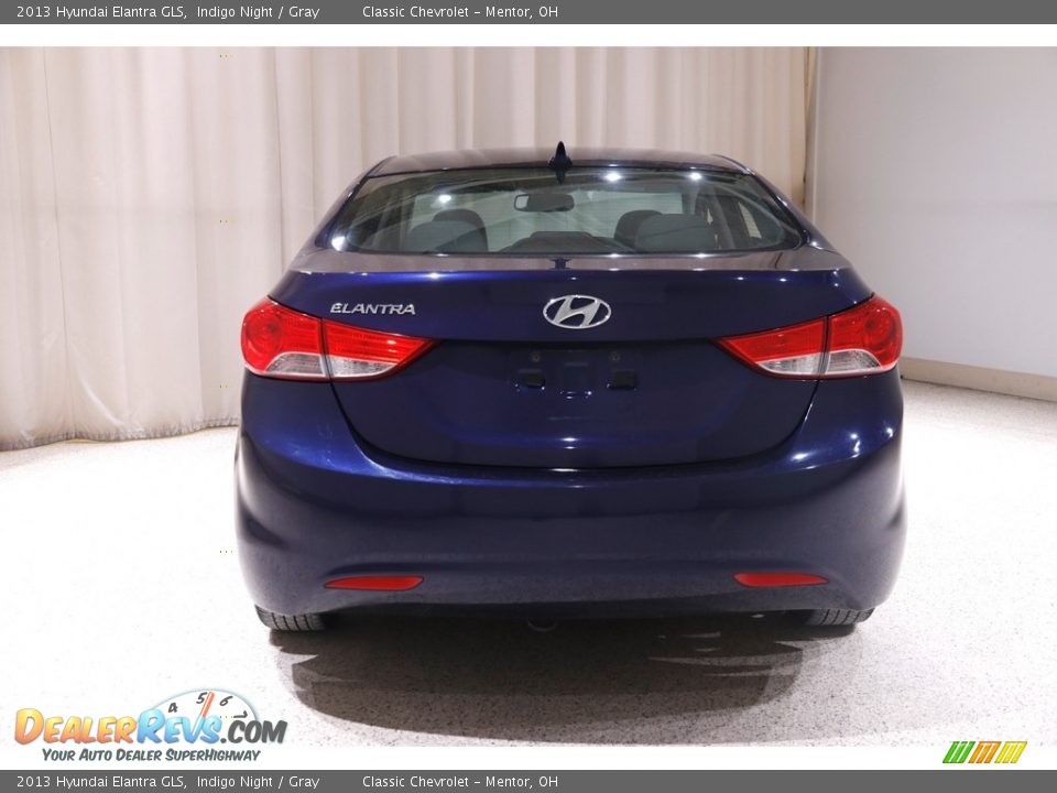 2013 Hyundai Elantra GLS Indigo Night / Gray Photo #16