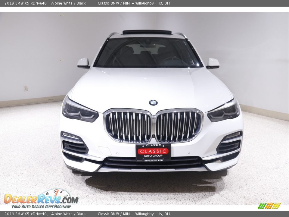 2019 BMW X5 xDrive40i Alpine White / Black Photo #2