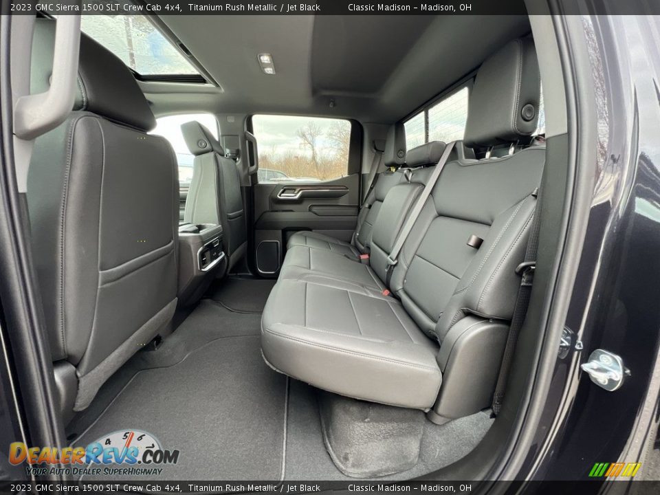 Rear Seat of 2023 GMC Sierra 1500 SLT Crew Cab 4x4 Photo #17