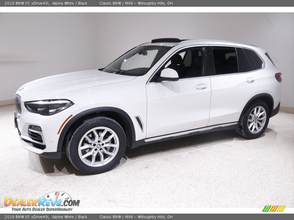 2019 BMW X5 xDrive40i Alpine White / Black Photo #3