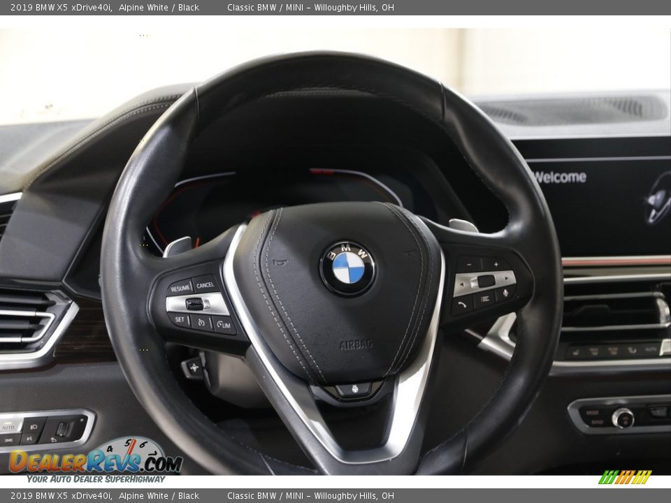 2019 BMW X5 xDrive40i Alpine White / Black Photo #7