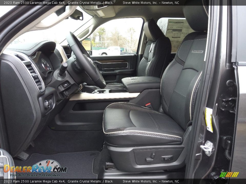 Black Interior - 2023 Ram 2500 Laramie Mega Cab 4x4 Photo #12