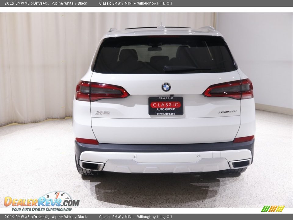 2019 BMW X5 xDrive40i Alpine White / Black Photo #24