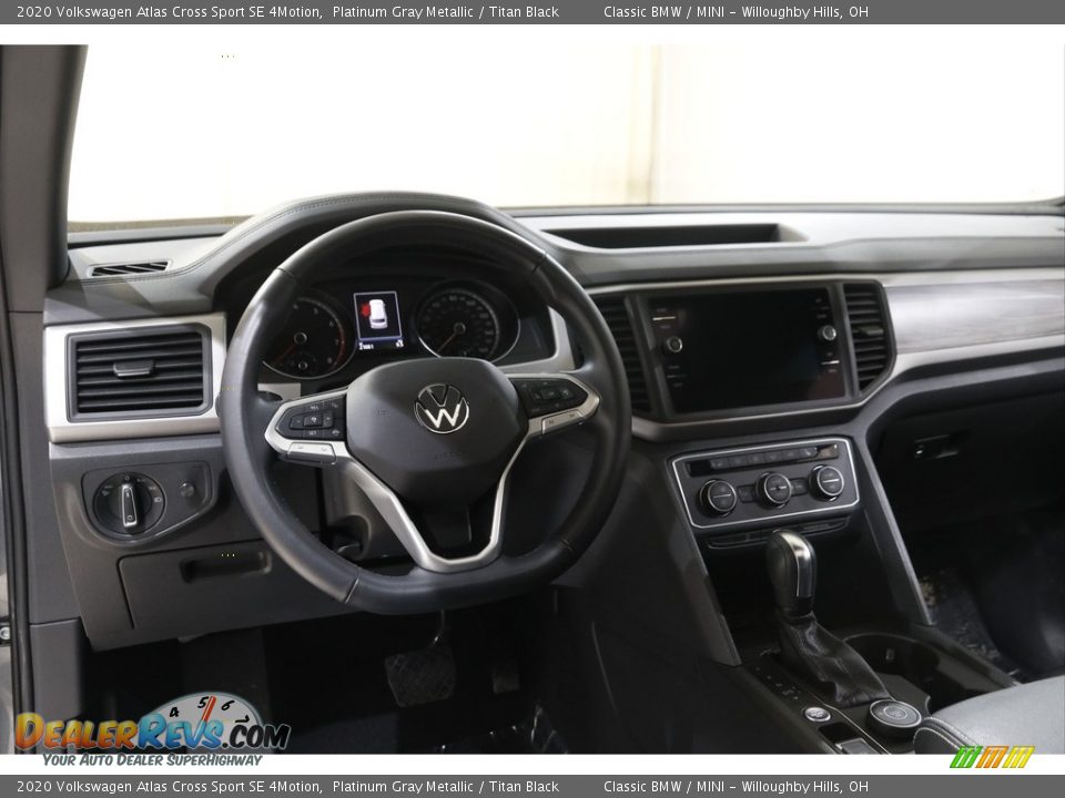 Dashboard of 2020 Volkswagen Atlas Cross Sport SE 4Motion Photo #6