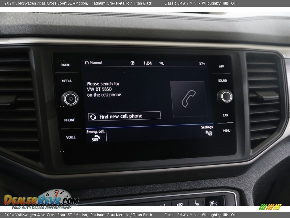 Controls of 2020 Volkswagen Atlas Cross Sport SE 4Motion Photo #11