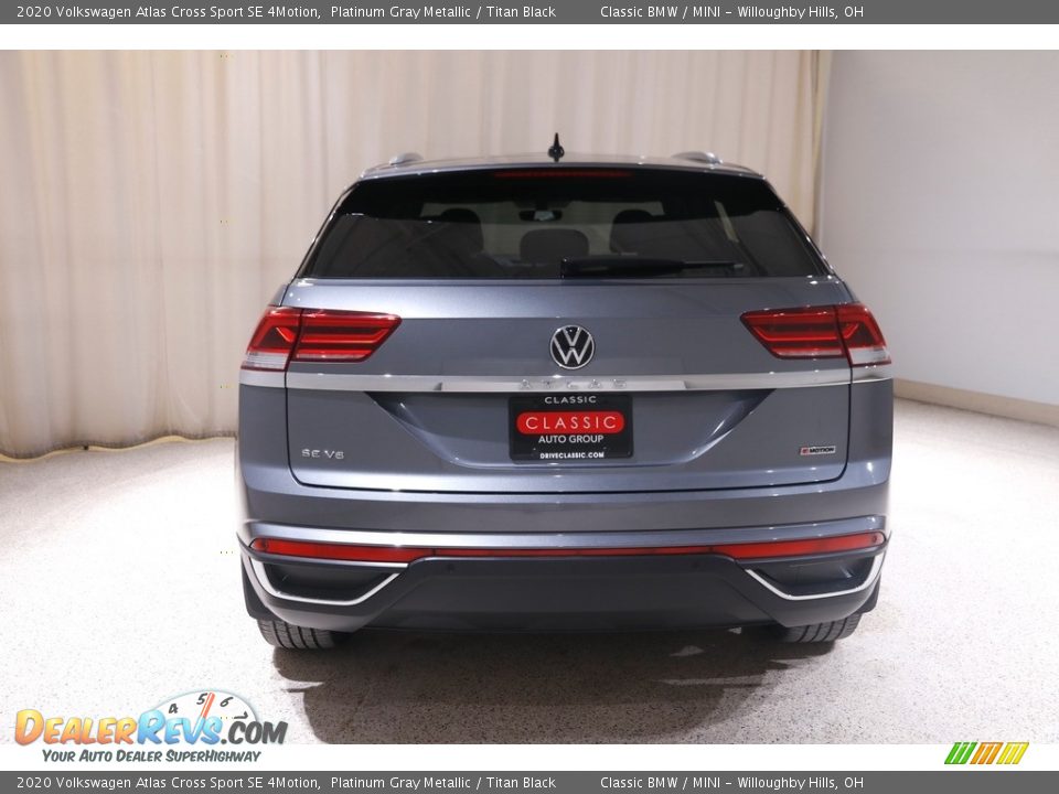 2020 Volkswagen Atlas Cross Sport SE 4Motion Platinum Gray Metallic / Titan Black Photo #18