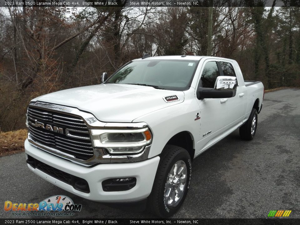 2023 Ram 2500 Laramie Mega Cab 4x4 Bright White / Black Photo #2