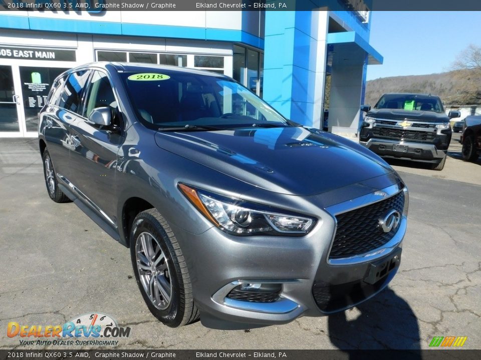 2018 Infiniti QX60 3.5 AWD Graphite Shadow / Graphite Photo #4