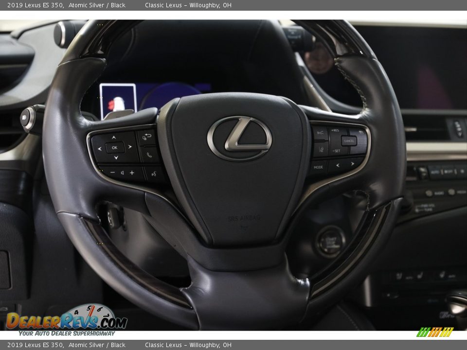 2019 Lexus ES 350 Atomic Silver / Black Photo #7