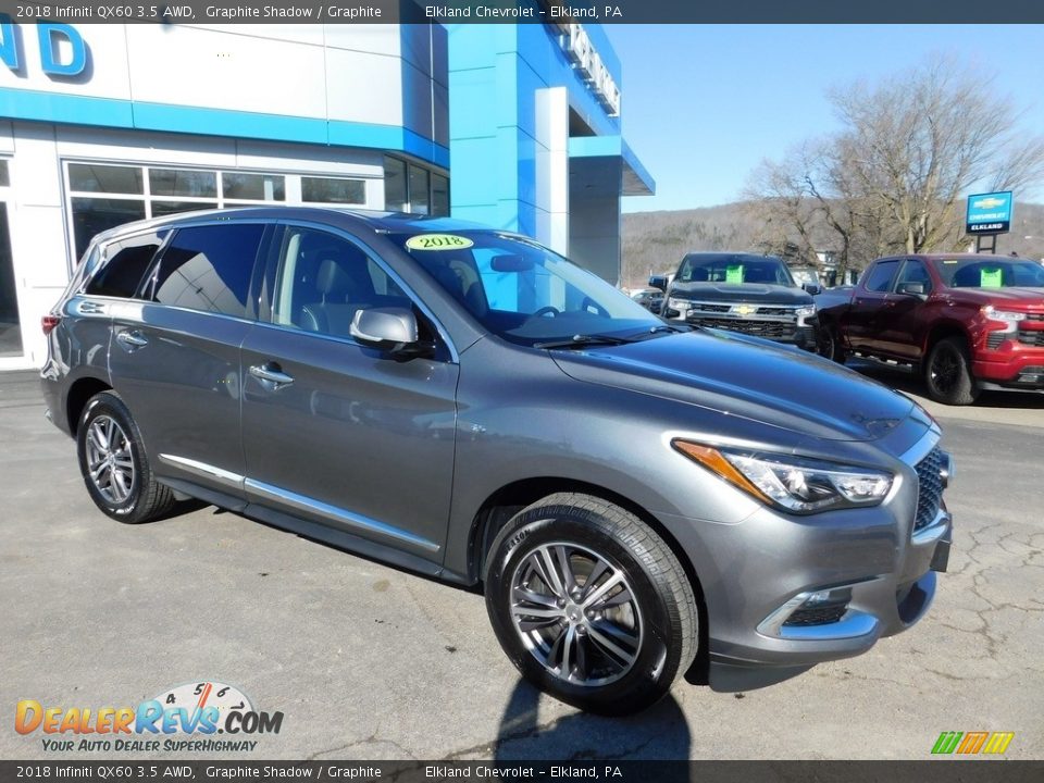 Graphite Shadow 2018 Infiniti QX60 3.5 AWD Photo #5